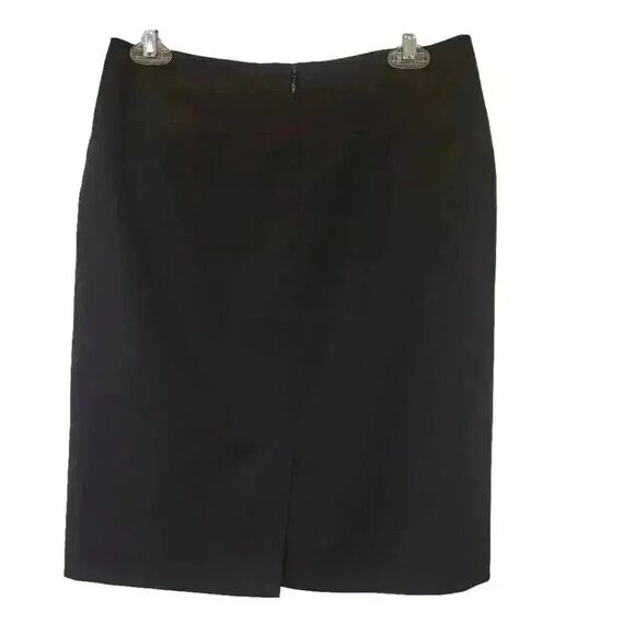 Banana Republic Women's Black Lightweight Wool/Poly/Spandex Lined Pencil Straigh - Picture 8 of 13